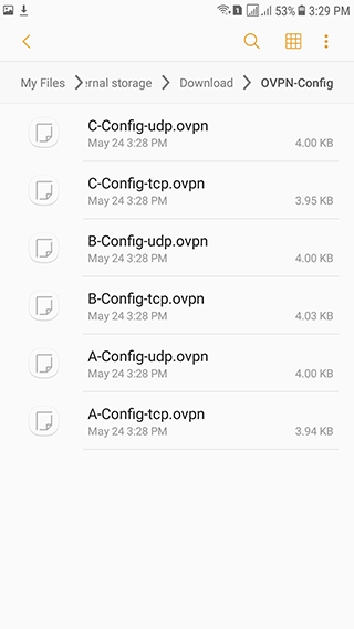 How to set up OpenVPN on Android: Step 2