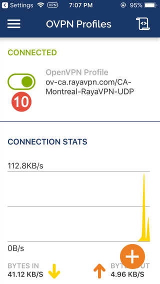 How to set up OpenVPN on iPhone or iPod: Step 8