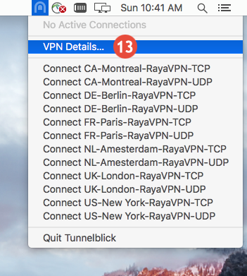 How to set up OpenVPN on macOS: Step 9