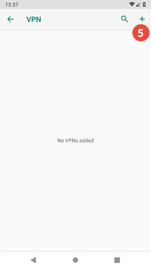 How to set up PPTP VPN on Android Pie: Step 5