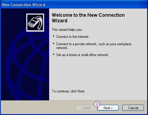 How to set up PPTP VPN on Windows XP: Step 3